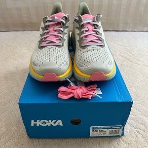 HOKA x Free People FP Movement  Seaweed/Green Tea Clifton Sneakers Size 10.5B
